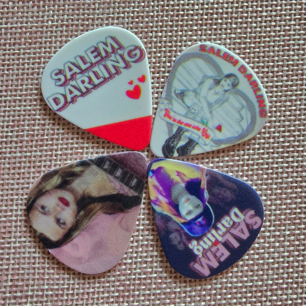 Salem Darling Guitar Picks – Set of 4 | Official Artist Guitar Accessories