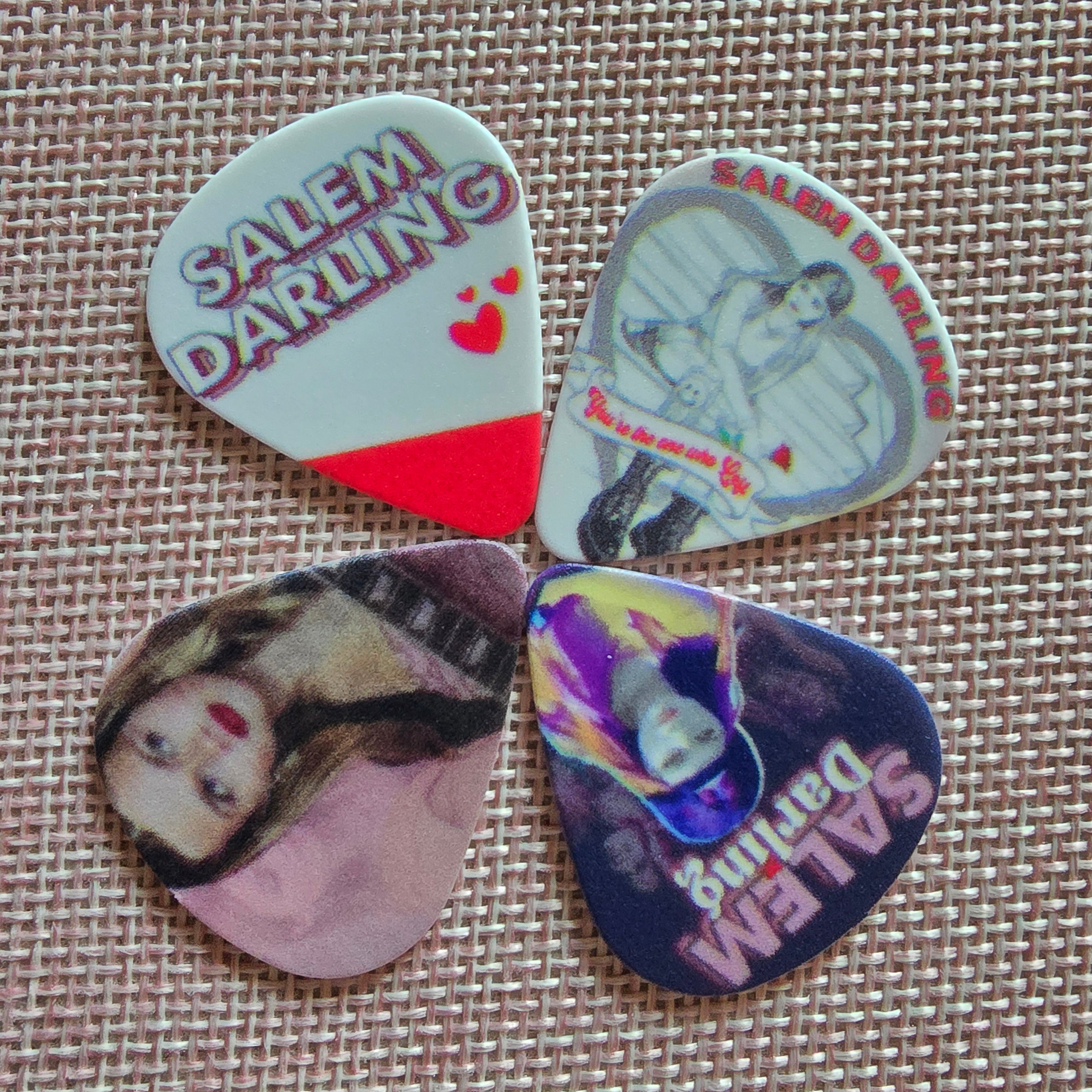 Salem Darling Guitar Picks – Set of 4 | Official Artist Guitar Accessories
