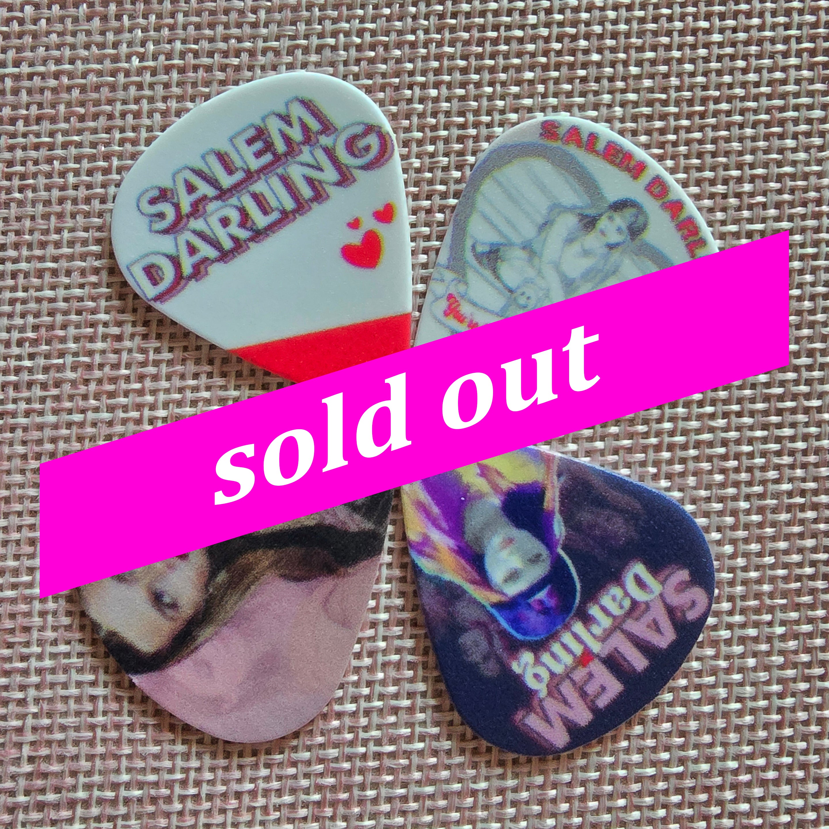 Salem Darling Guitar Picks – Set of 4 | Official Artist Guitar Accessories