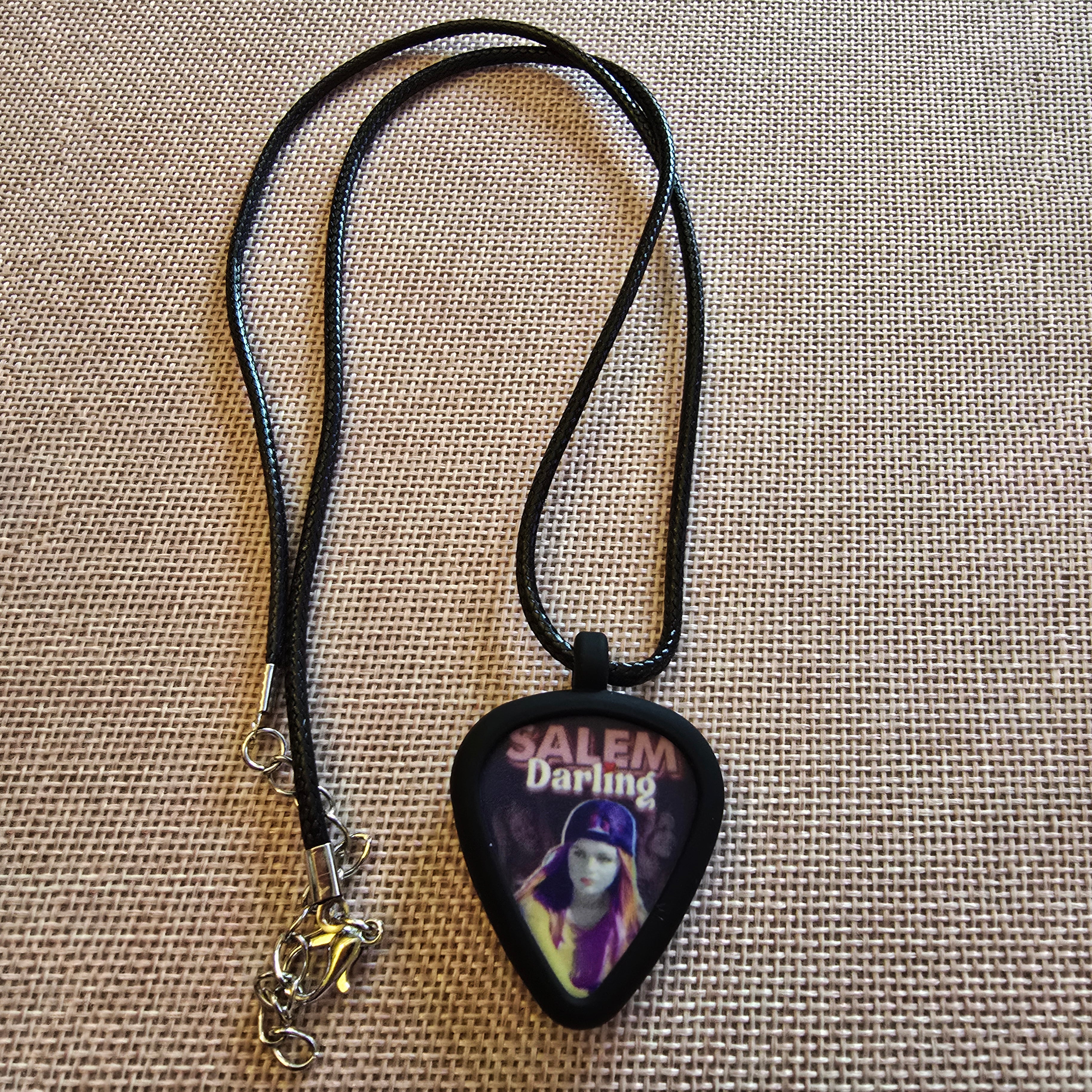 Salem Darling Guitar Pick Necklace Holder with Removable Pick – 3 Styles