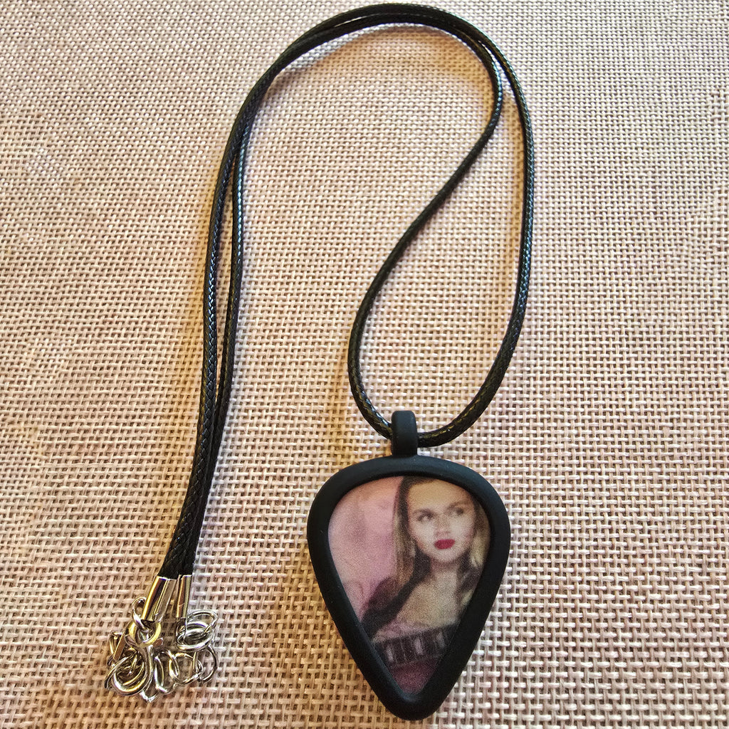 Salem Darling Guitar Pick Necklace Holder with Removable Pick – 3 Styles