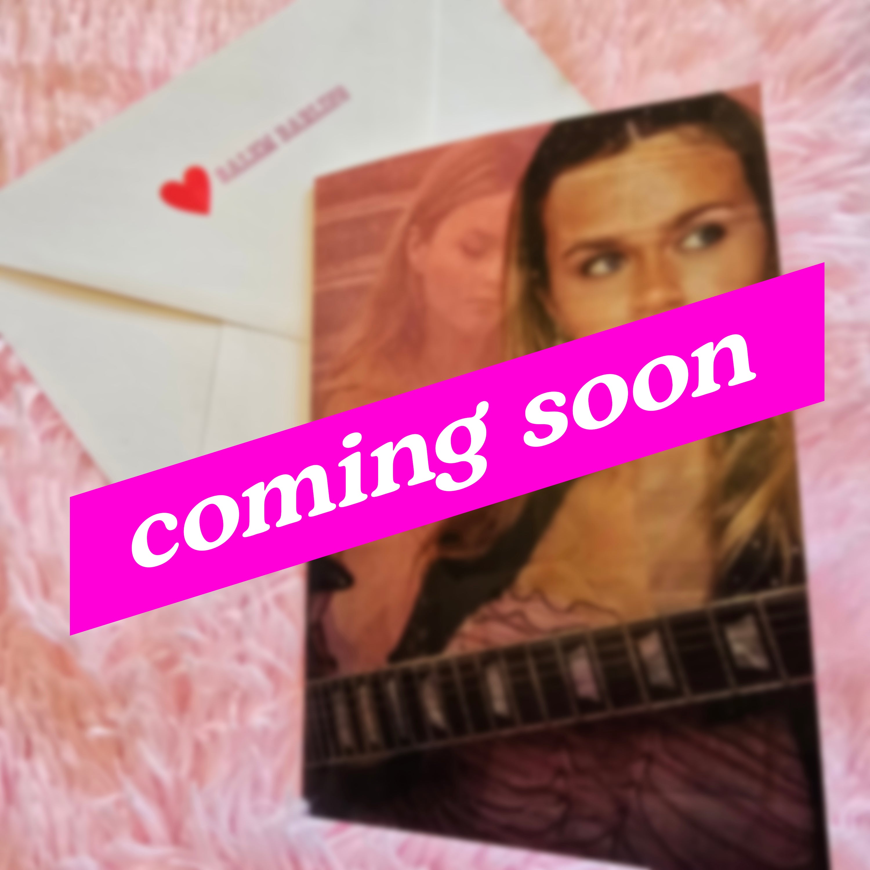 Handwritten Song Lyrics by Salem Darling – Signed 8x10 Art Print