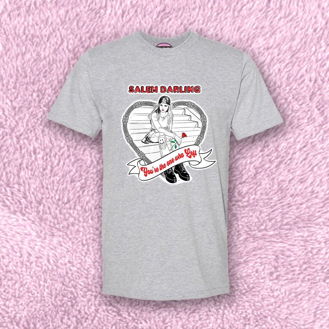 "you're the one who left" Heavyweight Unisex Tee
