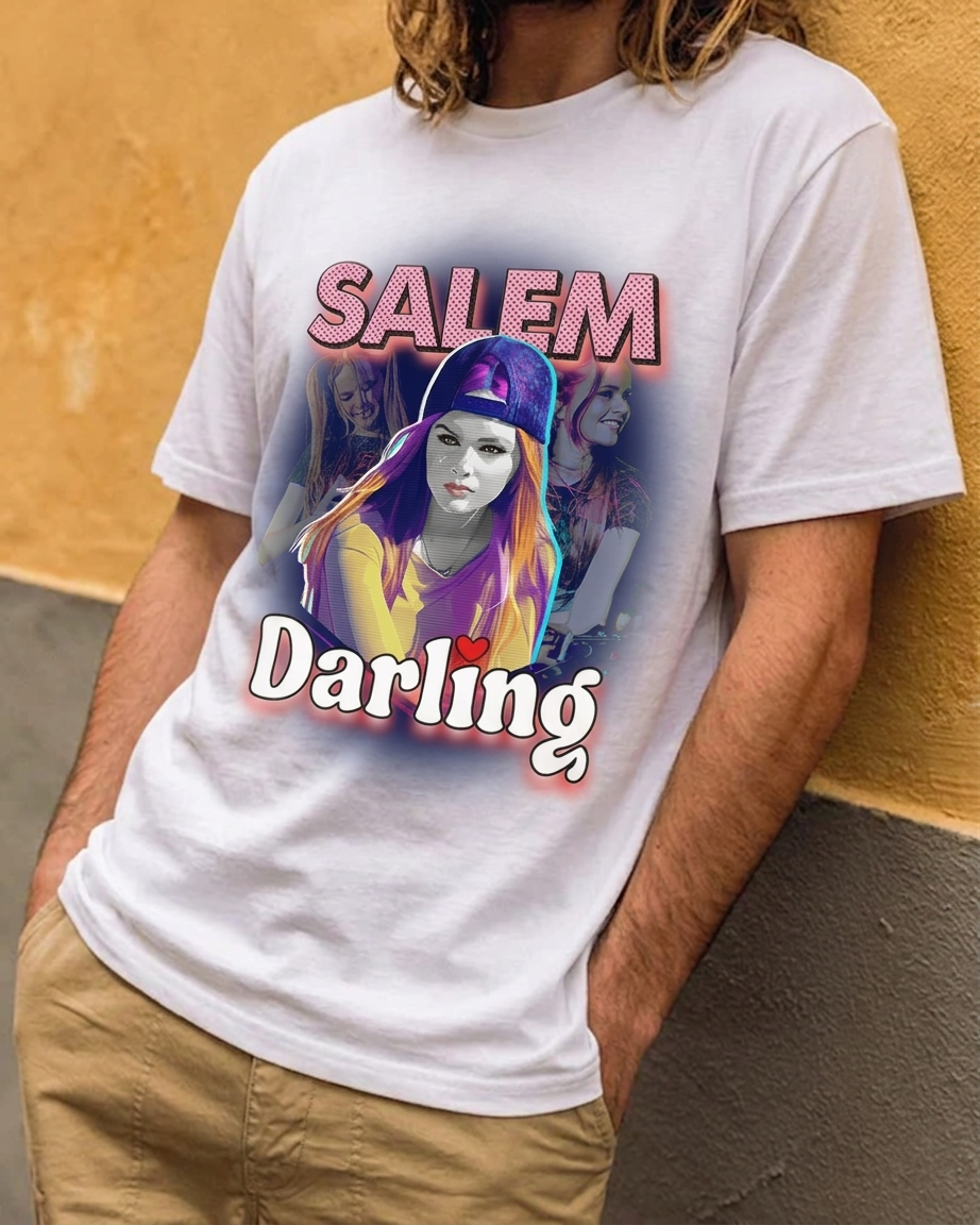 Salem Darling Collage Heavyweight Unisex Tee