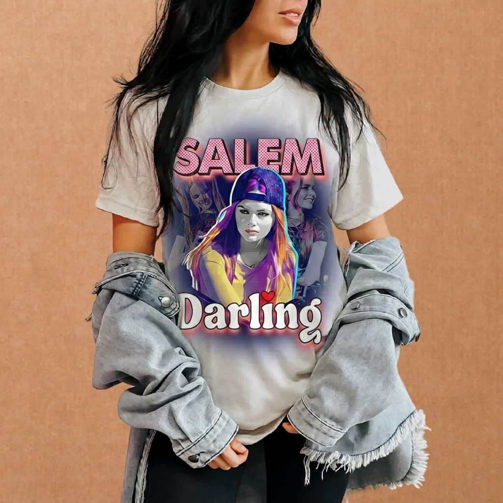 Salem Darling Collage Heavyweight Unisex Tee