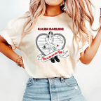 "you're the one who left" Heavyweight Tee