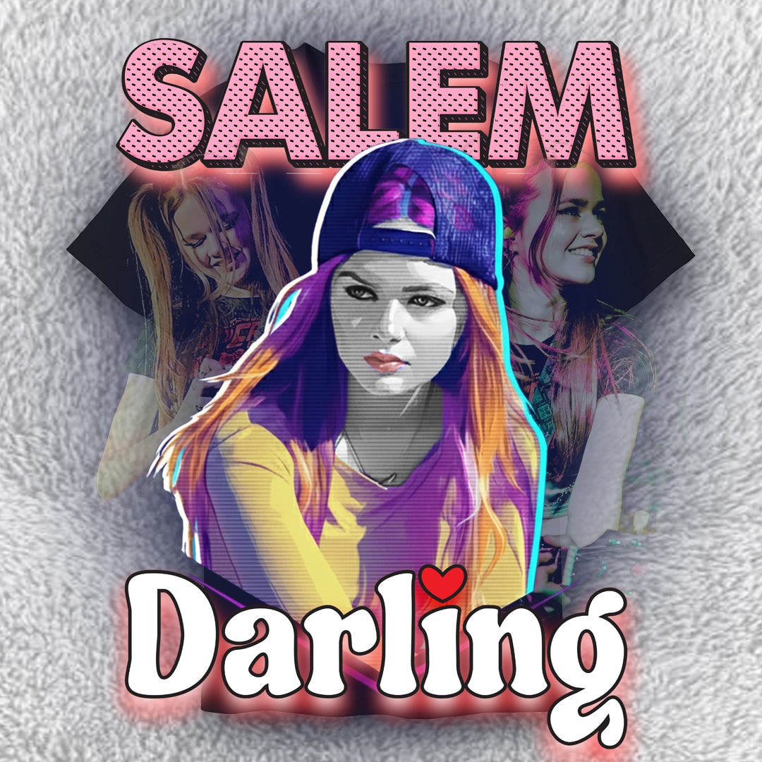 Salem Darling Collage Heavyweight Unisex Tee