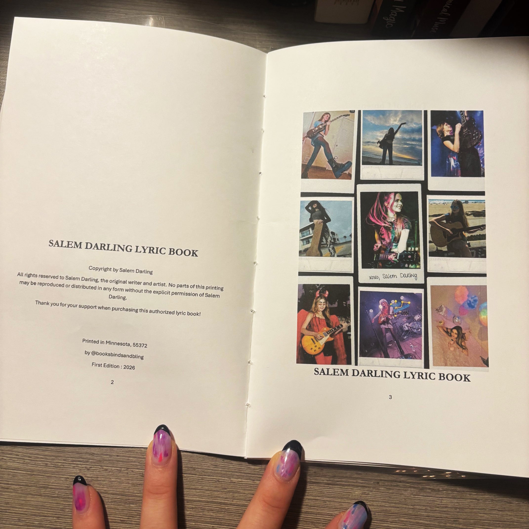 Salem Darling Lyric Book